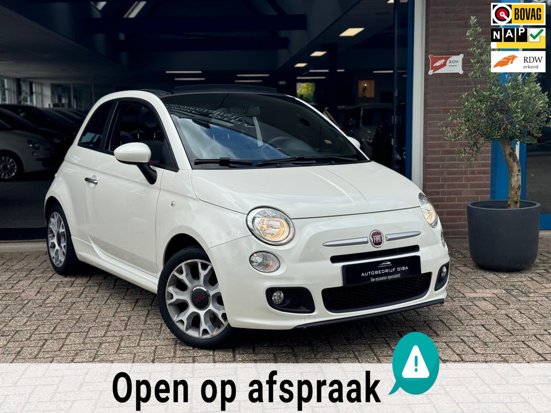 Fiat 500C 0.9 TwinAir Turbo 500S 2015 AIRCO LEDER APK NAP! 38729855-0.jpg | Autobedrijf Diba