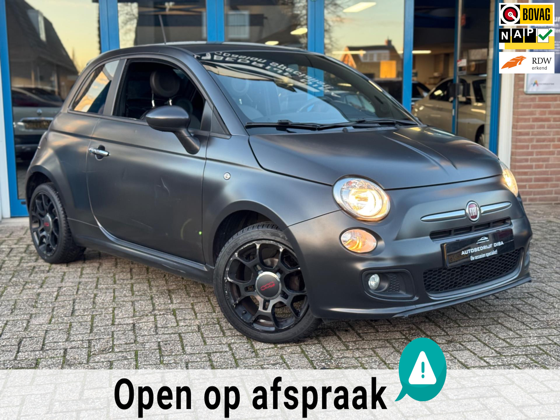 Fiat 500 1.2 Lounge 2013 GRIJS AIRCO LM APK NAP! 42276158-0.jpg | Autobedrijf Diba