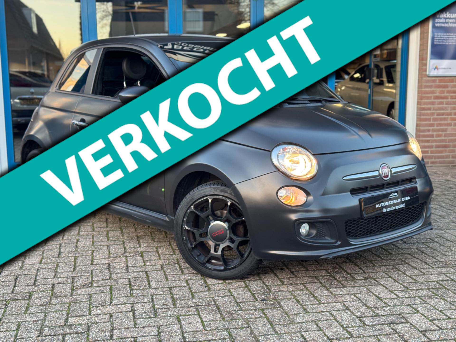 Fiat 500 1.2 Lounge 2013 GRIJS AIRCO LM APK NAP! 42276158-0.jpg | Autobedrijf Diba