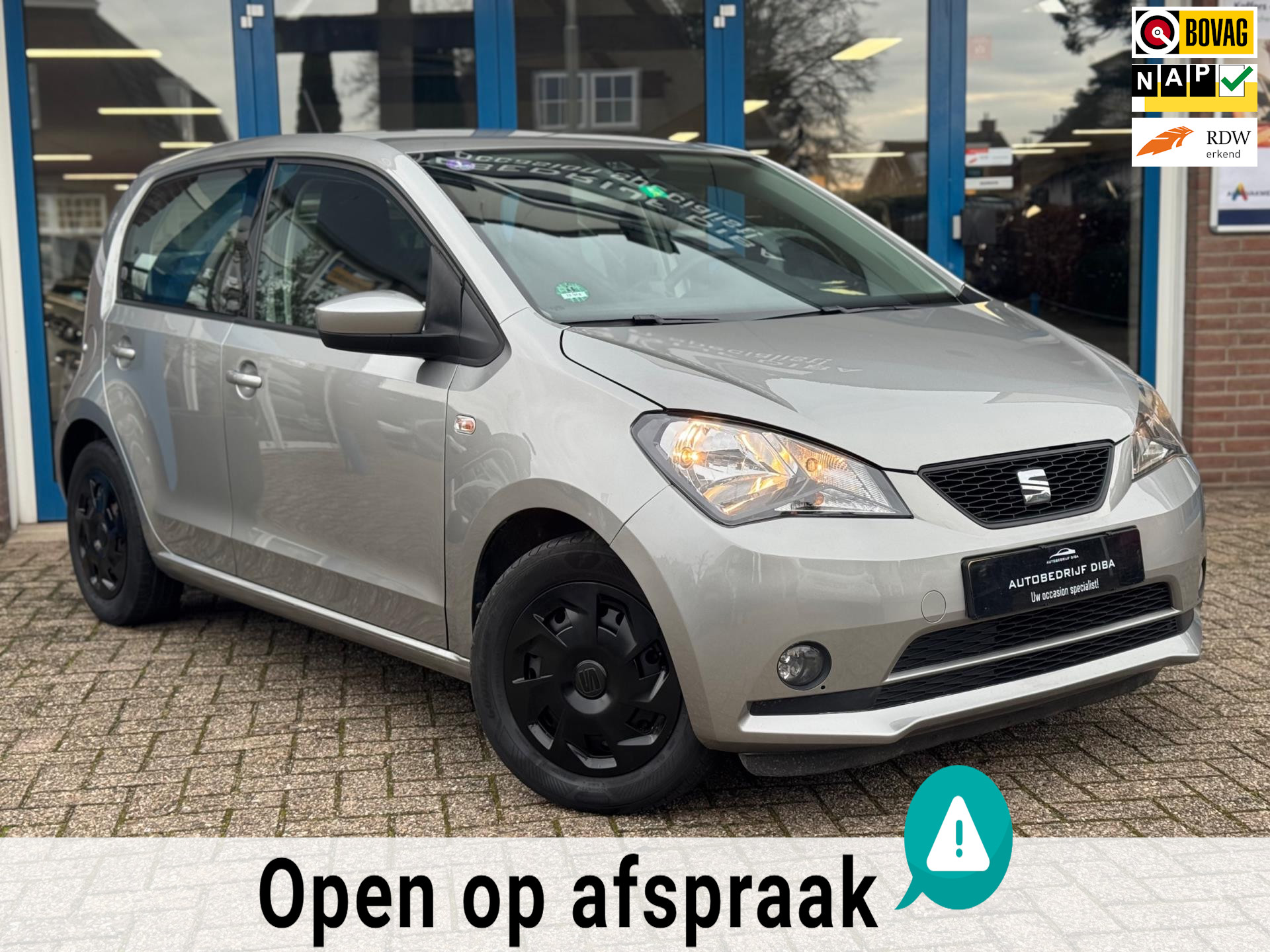 SEAT Mii 1.0 Style Intense 2018 GRIJS AIRCO Bleutooh APK NAP 42820224-0.jpg | Autobedrijf Diba