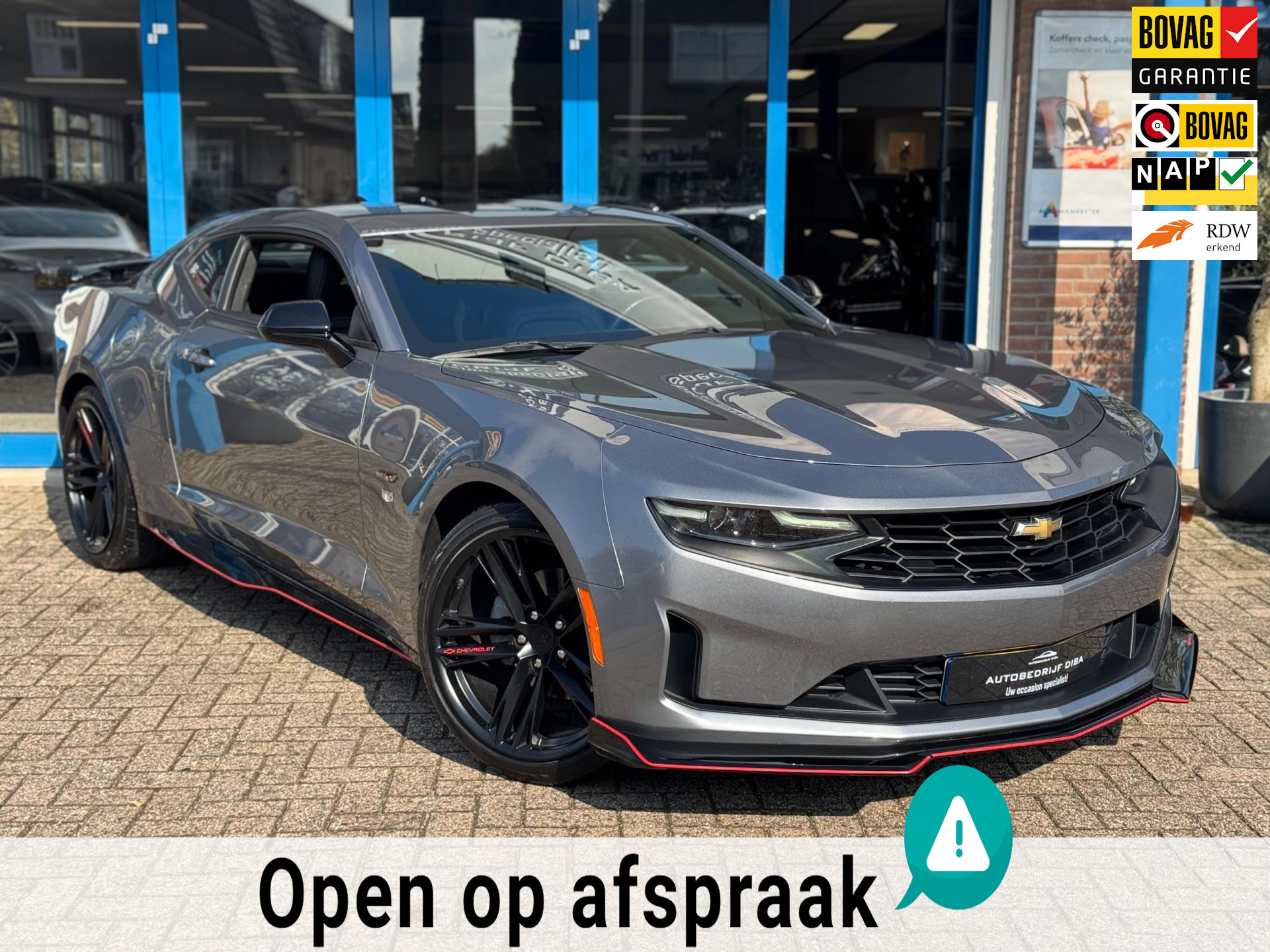 Chevrolet Camaro USA 2.0 Turbo 2020 Grijs AUT LEDER APK NAP! 43555784-0.jpg | Autobedrijf Diba
