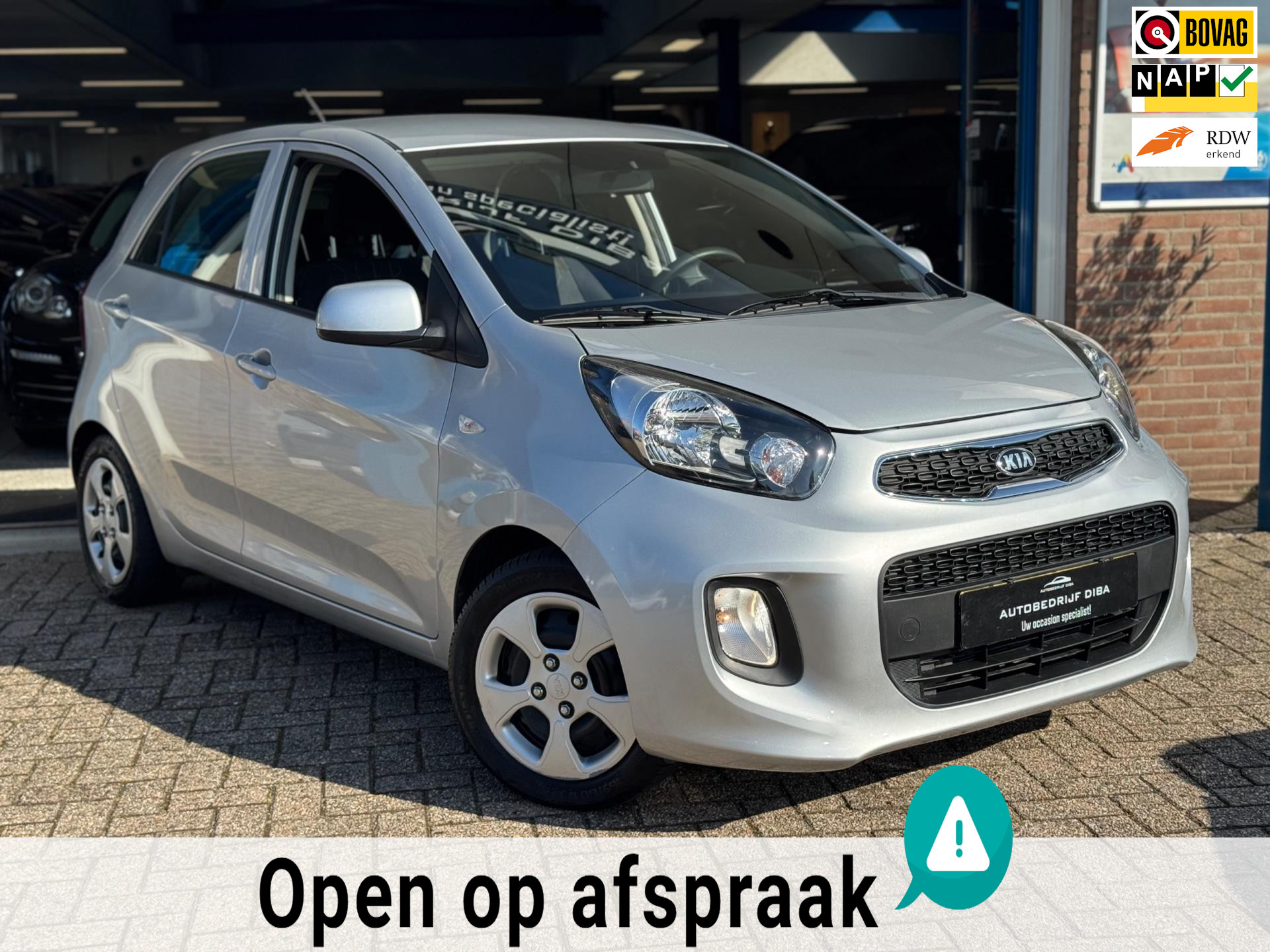 Kia Picanto 1.0 CVVT ComfortLine 2015 GRIJS AIRCO NAP 1e Eig 43855990-0.jpg | Autobedrijf Diba