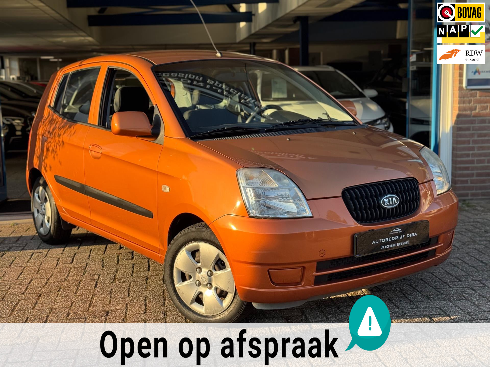 Kia Picanto 1.0 LXE 2005 Oranje AIRCO APK NAP 44519453-0.jpg | Autobedrijf Diba