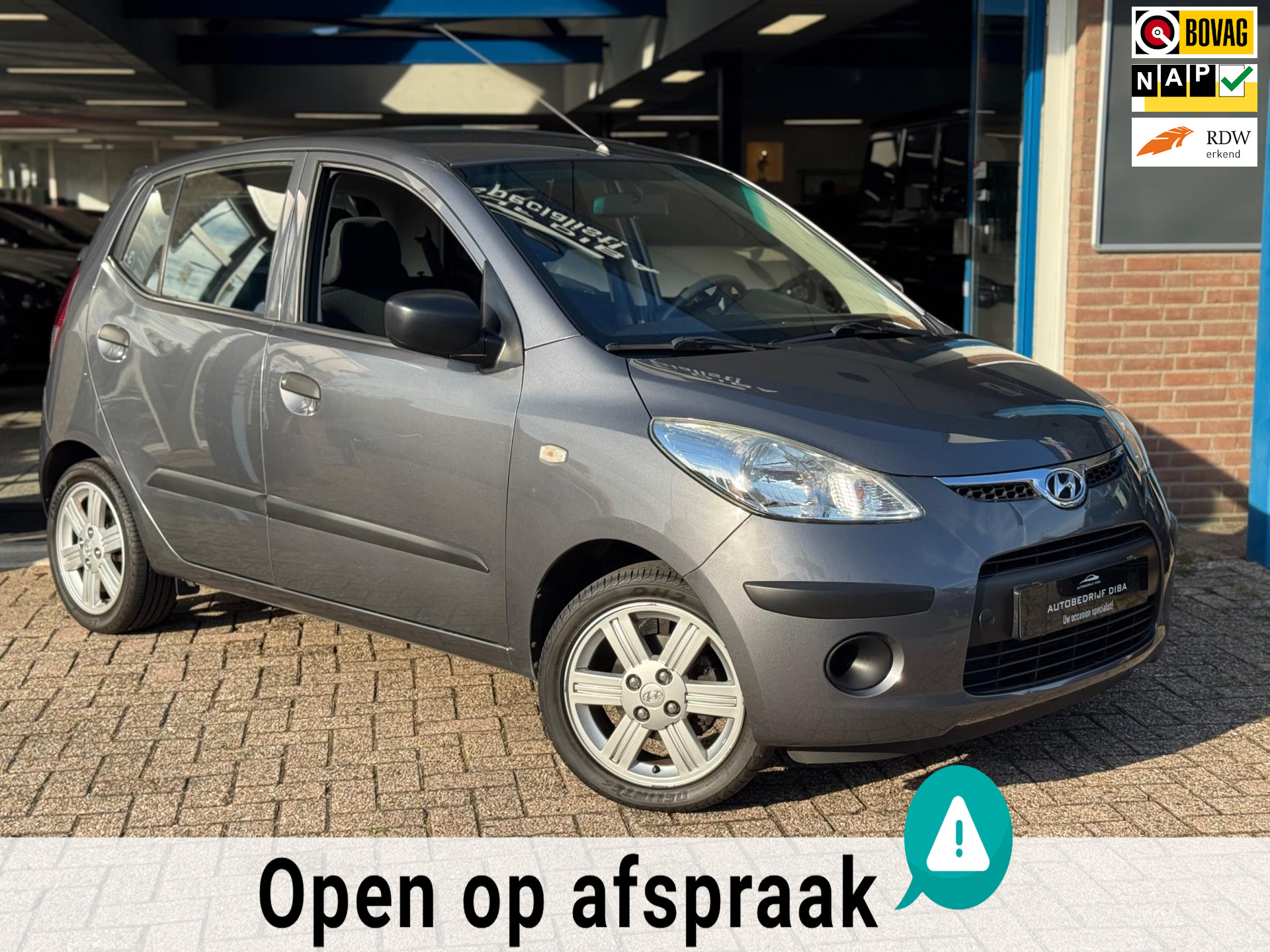 Hyundai i10 1.1 Active Cool 2009 5drs ZWART AIRCO APK NAP! 48104168-0.jpg | Autobedrijf Diba