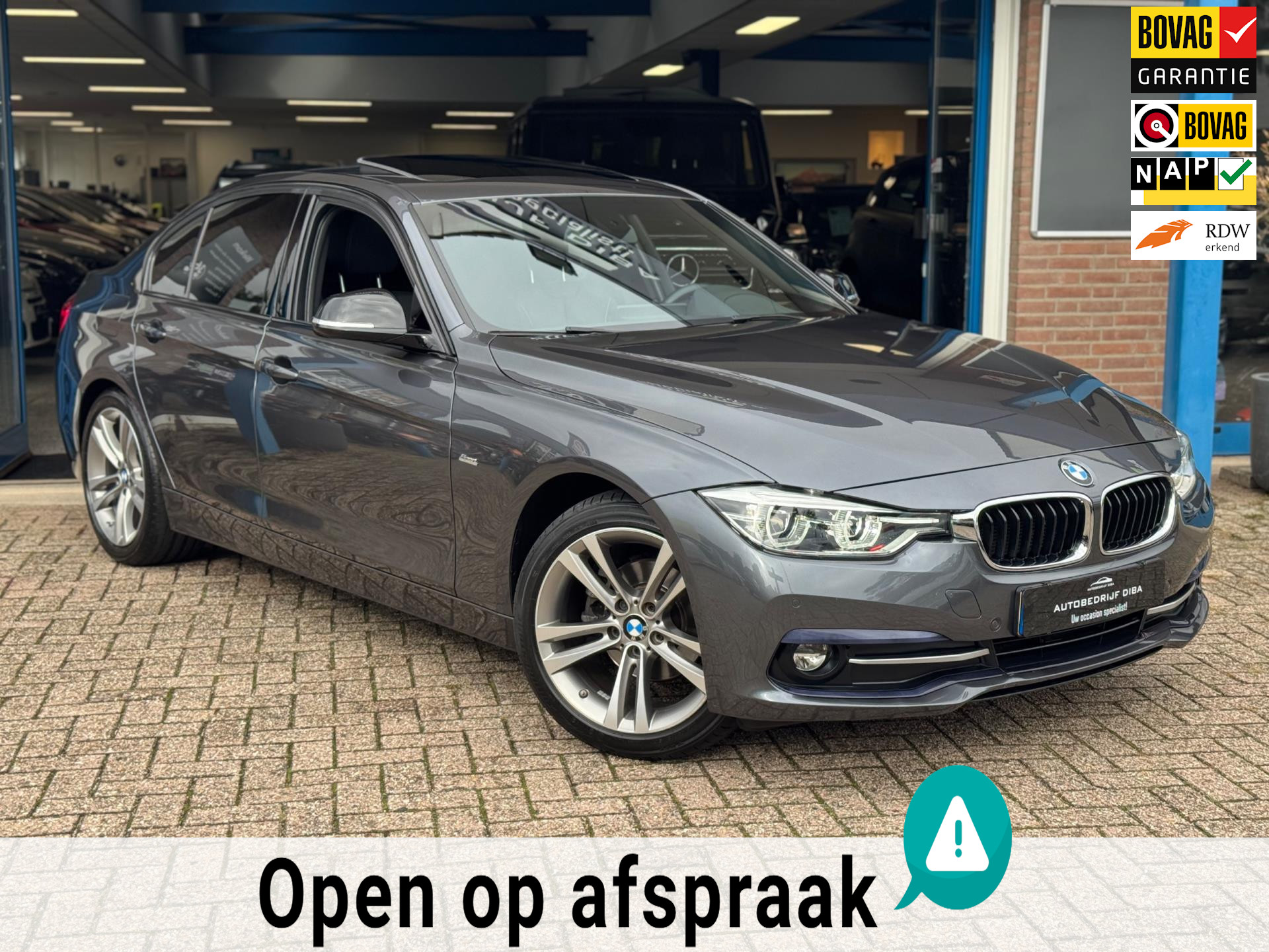 BMW 3 Serie 320d M-Pakket High Executive 2018 AUT NAVI DAK! 48355349-0.jpg | Autobedrijf Diba