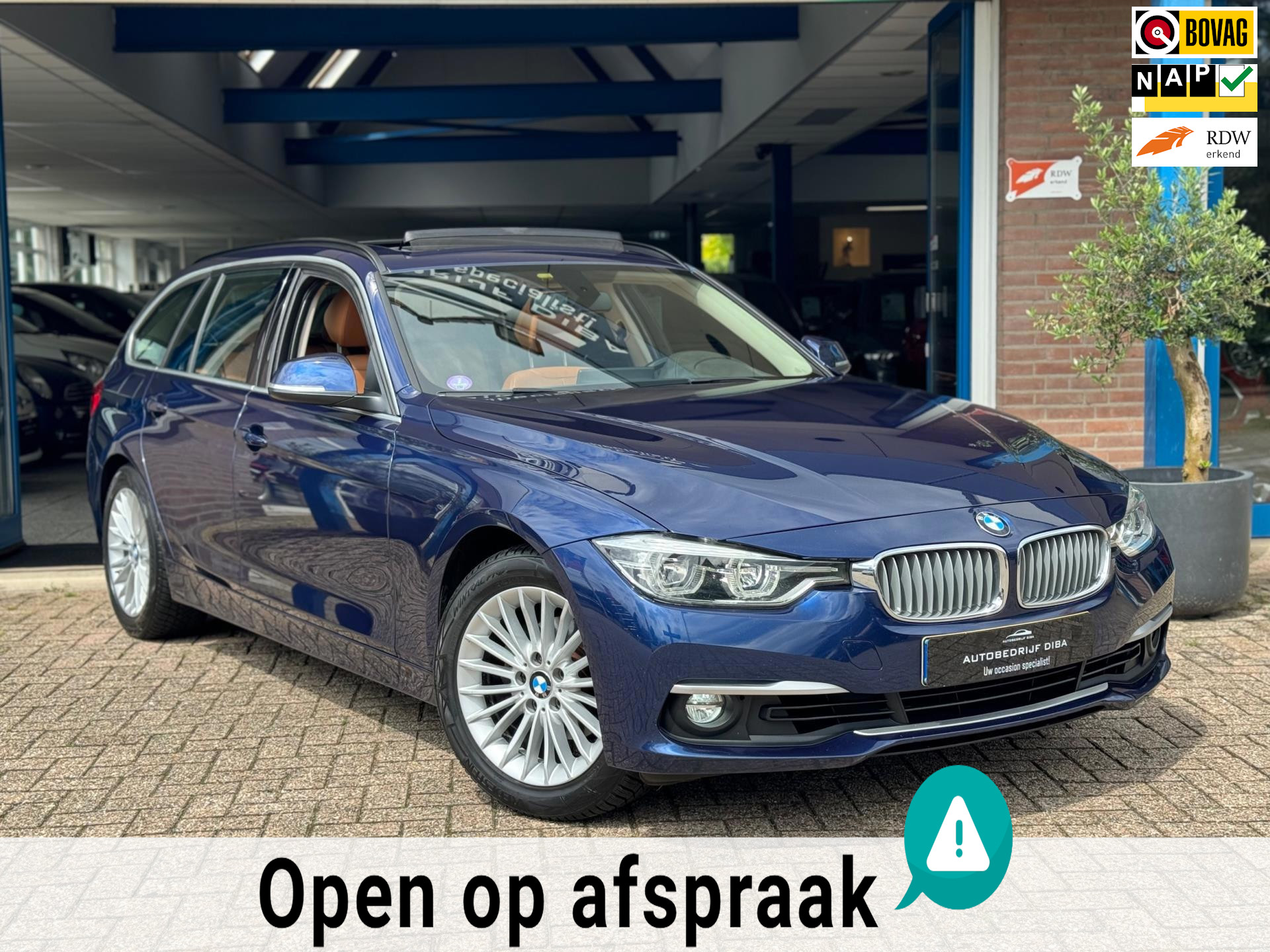 BMW 3 Serie Touring 320i Luxury 2019 AUT NAVI LEDER 1e Eig! 48659405-0.jpg | Autobedrijf Diba