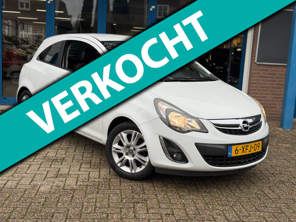 Opel Corsa 1.2-16V BlitZ Wit 3drs 2014 AIRCO LM NAP 50050521-0.jpg | Autobedrijf Diba
