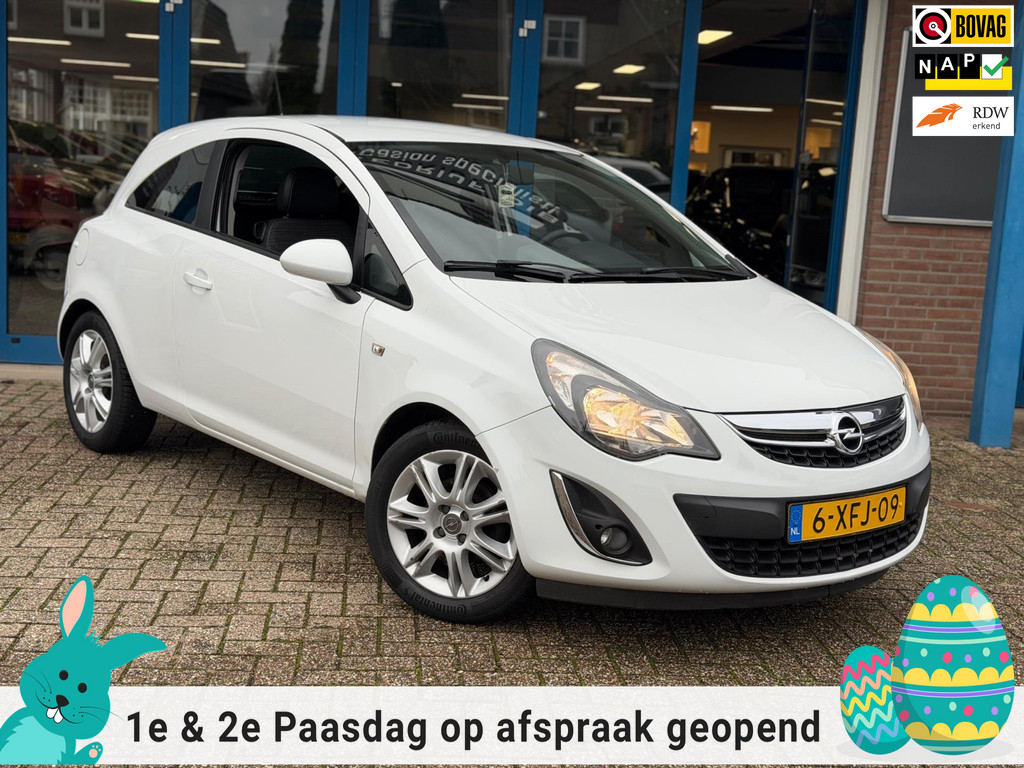 Opel Corsa 1.2-16V BlitZ Wit 3drs 2014 AIRCO LM NAP 50050521-0.jpg | Autobedrijf Diba