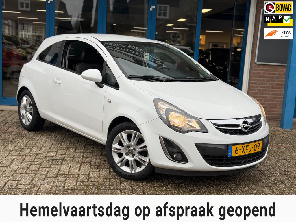 Opel Corsa 1.2-16V BlitZ Wit 3drs 2014 AIRCO LM NAP 50050521-0.jpg | Autobedrijf Diba