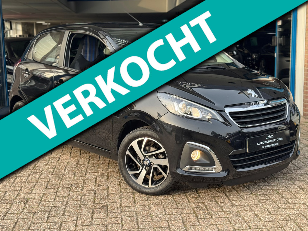 Peugeot 108 1.0 e-VTi Allure 2019 Zwart NAVI CLIMA LM NAP! 51898698-0.jpg | Autobedrijf Diba
