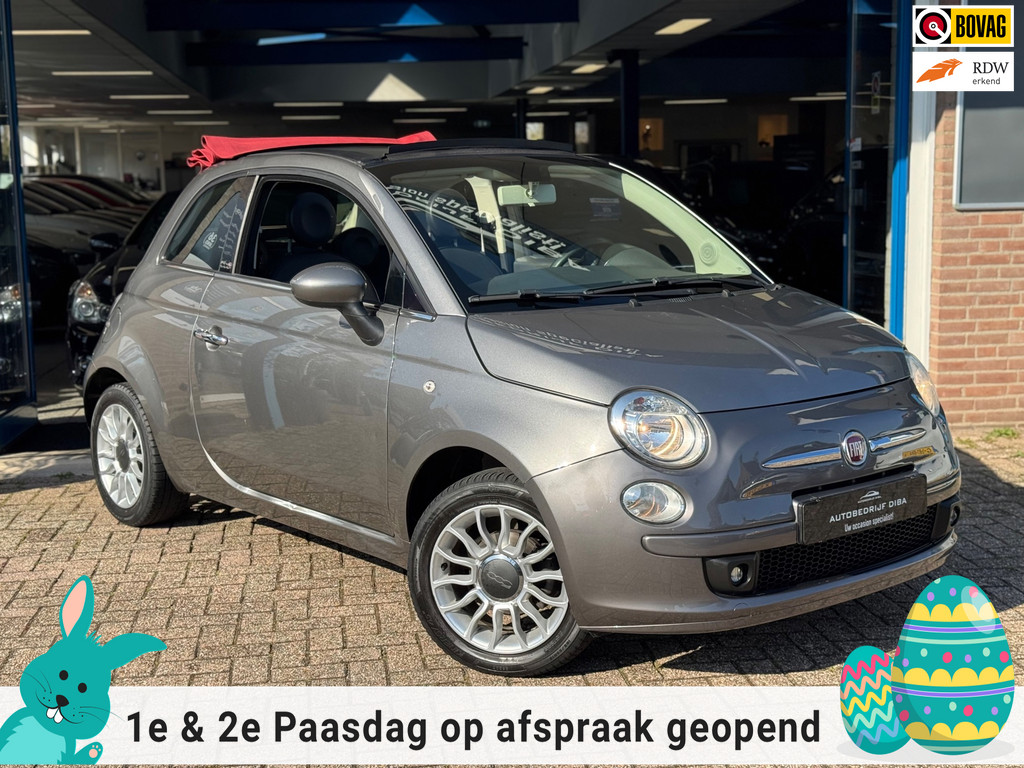 Fiat 500C 1.2 Lounge Cabrio 2013 Grijs AIRCO APK NAP! 52569938-0.jpg | Autobedrijf Diba