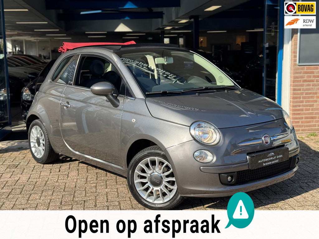 Fiat 500C 1.2 Lounge Cabrio 2013 Grijs AIRCO APK NAP! 52569938-0.jpg | Autobedrijf Diba