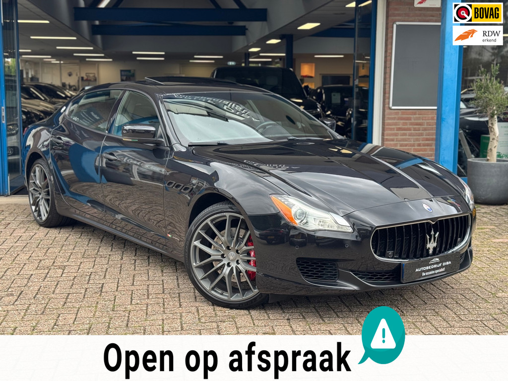 Maserati Quattroporte 3.0 S Q4 AUT 2013 Zwart Dak LEDER NAP! 57061022-0.jpg | Autobedrijf Diba